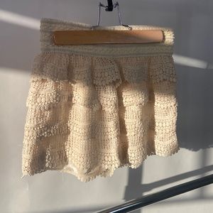 Macrame knit shorts for summer, boho chic!  Great for day or night!